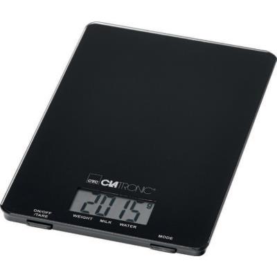 CLATRONIC Balance de cuisine KW 3626, charge 5 kg, noir