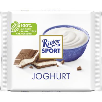 Ritter SPORT Tablette de chocolat YAOURT, 100 g