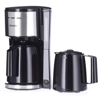 SEVERIN Cafetière électrique KA 9308, inox / noir