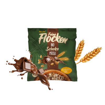 HELLMA Muesli au chocolat bio, en sachet portion de 25 g