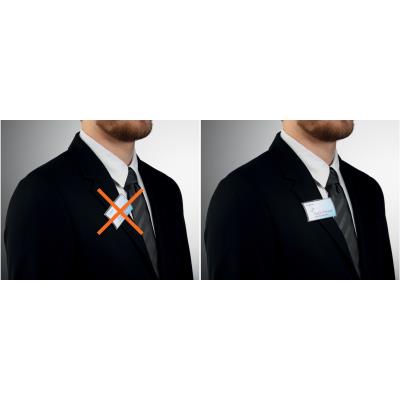 Boîte 10 Badges à aimant Durable Click Fold - L75 x H40 mm