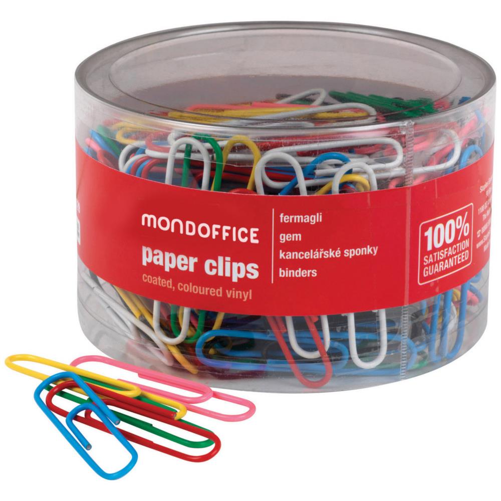 Lot De 100 Trombones Colorés 25 Mm - Papeterie, Neufs, Pour Bureau Ou école