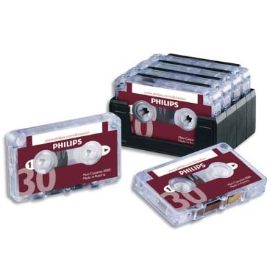 Lot de 10 mini-cassette Philips