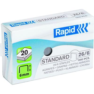 Agrafes Rapid N�26/6 - galvanis�es