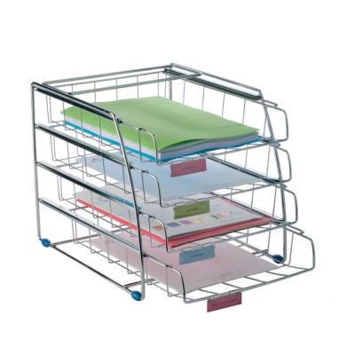 Set de 4 corbeilles  courrier 