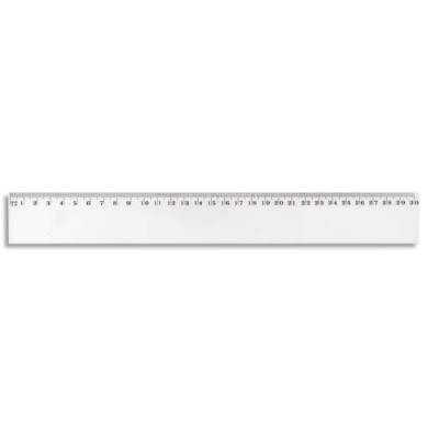 Rgle plate en plastique 