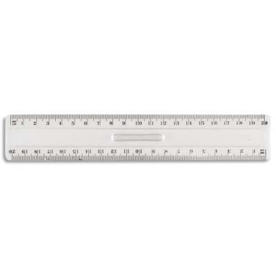 Rgle plate en plastique 