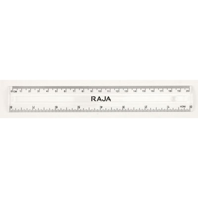 Rgle 20 cm - 8 pouces 
