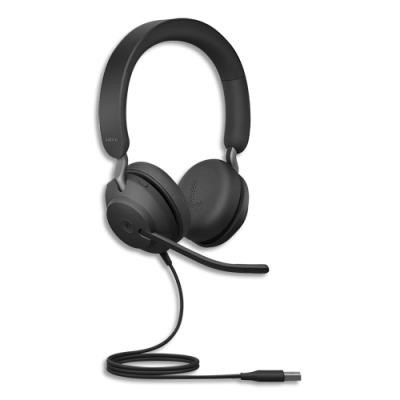 Casque Jabra EVOLVE2 40 MS USBA DUO