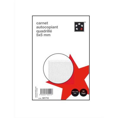 Carnet quadrill autocopiant