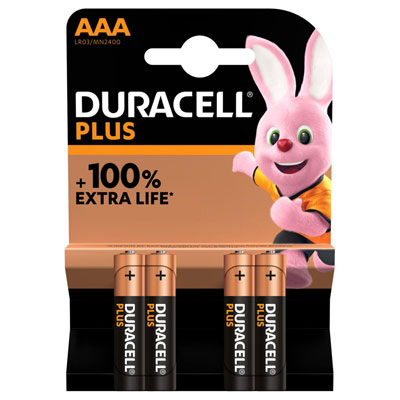 Pile alcaline AAA / LR3 Duracell