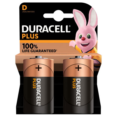 Pile alcaline D / LR20 Duracell 