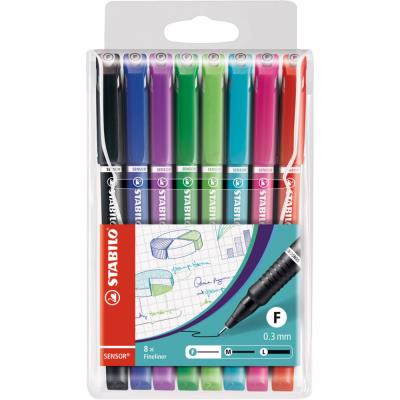Feutres Sensor - 0,3mm - assortis
