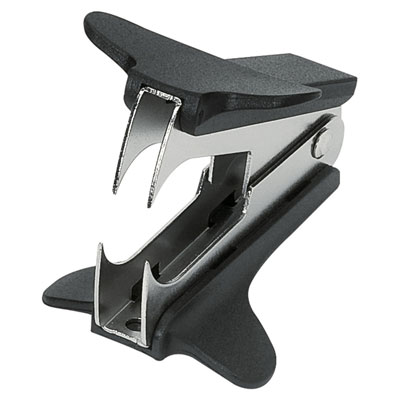 �te agrafes chrome / noir
