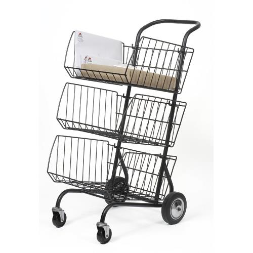 Chariot  courrier 3 corbeilles Corchar - charge 10 kgs par panier