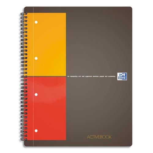 Oxford Cahier Active book  - 160 pages - petits carreaux 5 x 5 - format 14,8x21cm