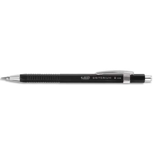 Porte-mine Bic Criterium 2613 - rechargeable - corps plastique noir - mine 2 mm