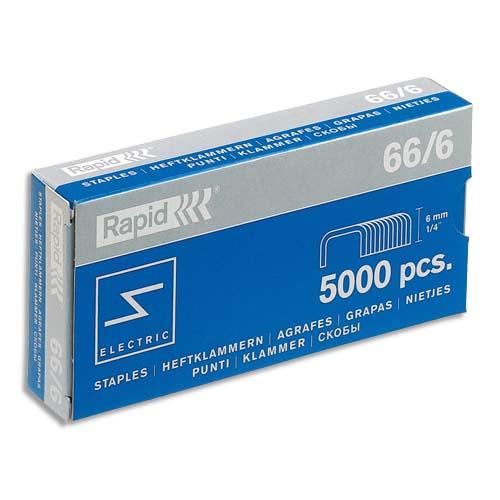 Agrafes Rapid N66/6 - galvanises - bote de 5000