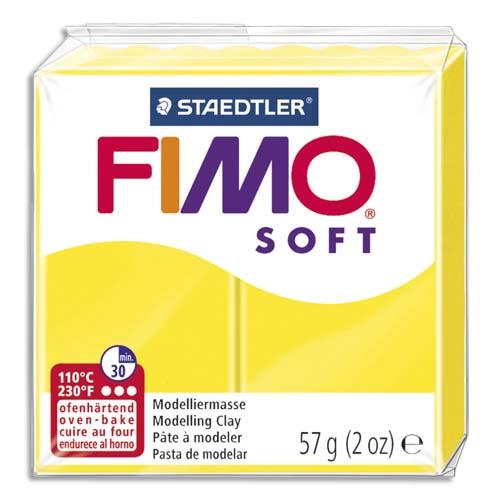 Pte  cuire Fimo Soft 56 g / Jaune