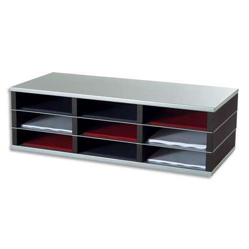 Trieurs a cases modulable et mobile Paperflow - 9 cases A4 - lment dpart