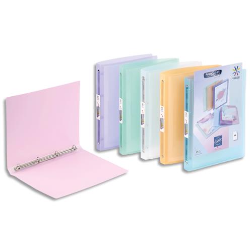 Lot De 10 Classeurs A4 Esselte - 4 Anneaux, Dos 38mm, Blanc - Personnalisables Avec étiquettes