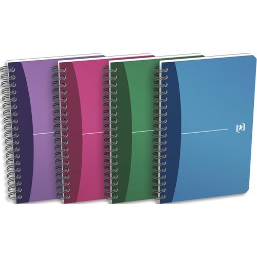 Carnet Oxford Office  reliure intgrale - 180 pages - 11x17 cm -  petits carreaux - couverture en polypropylne -
