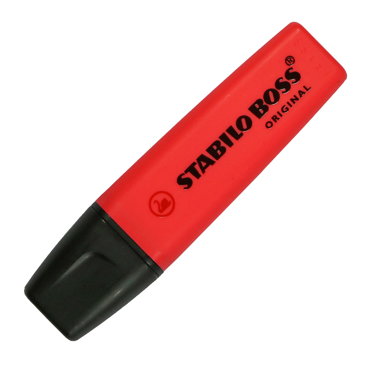Stabilo Boss rouge - surligneur pointe large biseaute