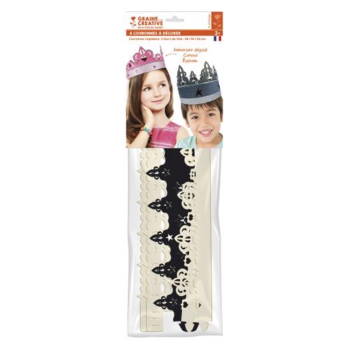 Lot De 25 Couronnes D'anniversaire En Papier Doré - Réglables Pour Fête Et Célébration