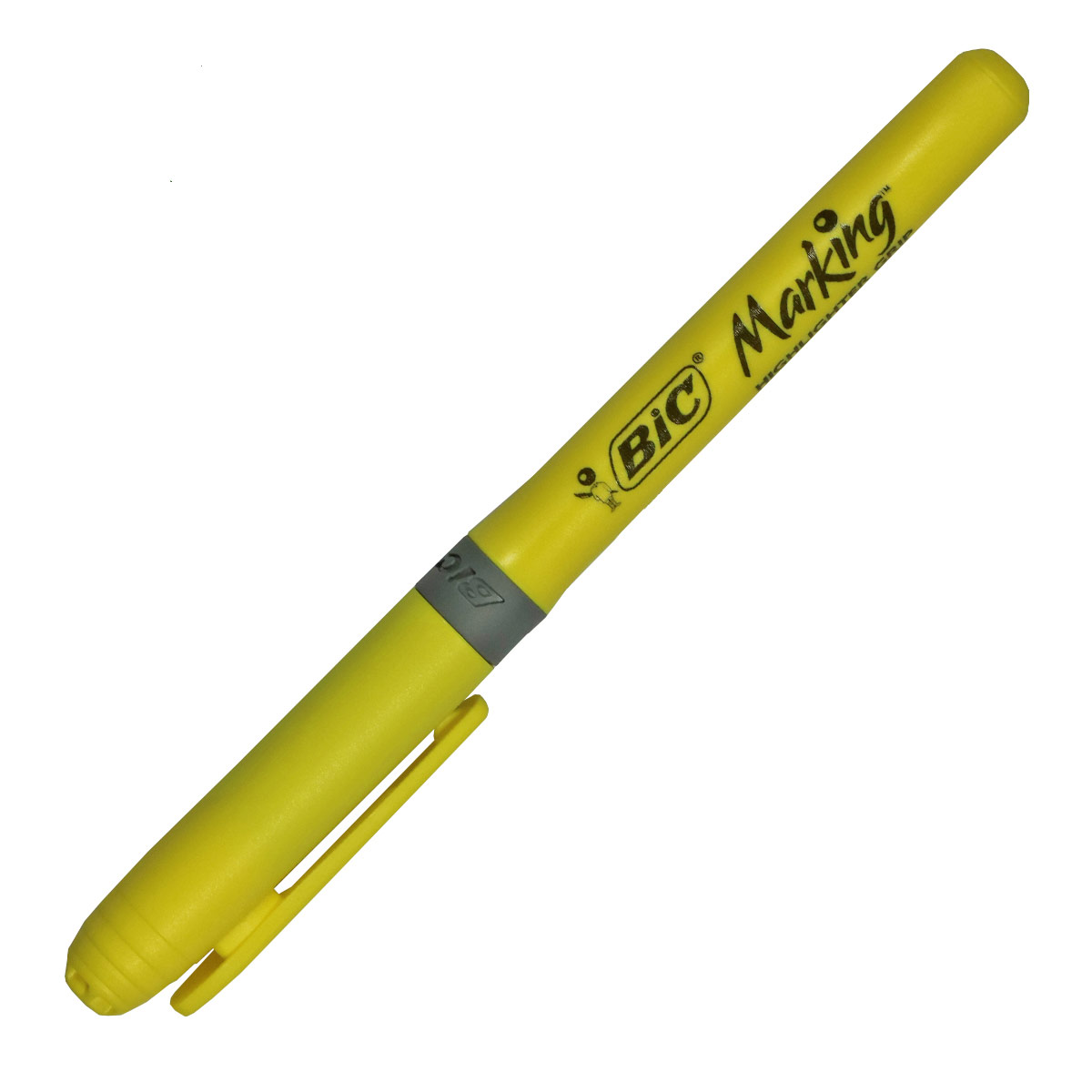 Surligneur Bic Brite Liner Grip - jaune