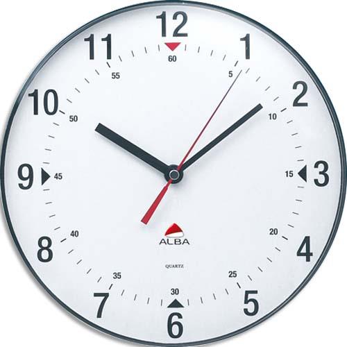 Horloge murale mouvement quartz Horclass - diamtre 25 cm - transparente