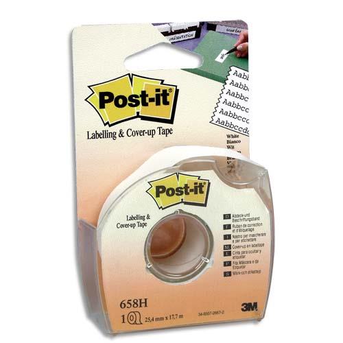 Bandes de masquage repositionnables Post-it - largeur : 6 lignes - 25 mm x 17.7 m