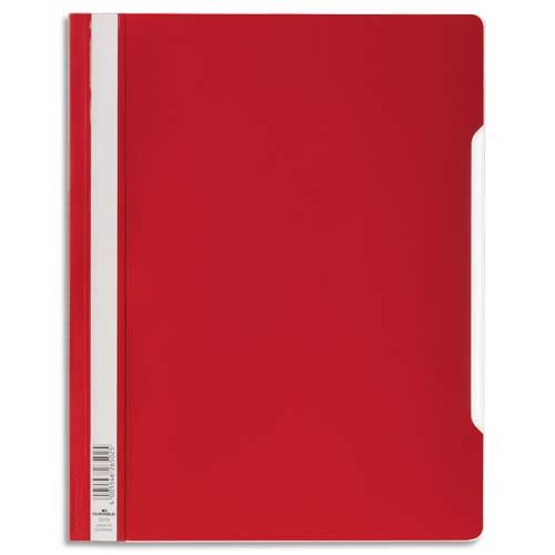 Chemise de prsentation  lamelles Durable en PVC - 24 x 31 cm - rouge