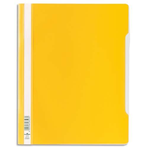 Chemise de prsentation  lamelles Durable en PVC - 24 x 31 cm - jaune