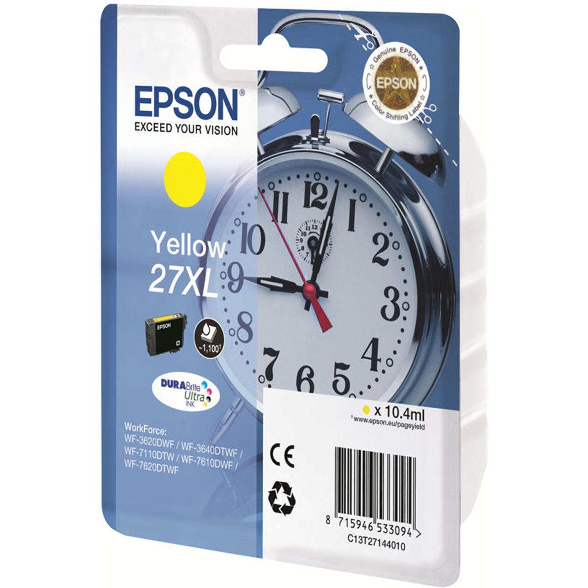 Cartouches pour imprimantes - Epson alarm clock cartouche "rveil" 27xl - encre durabrite ultra j