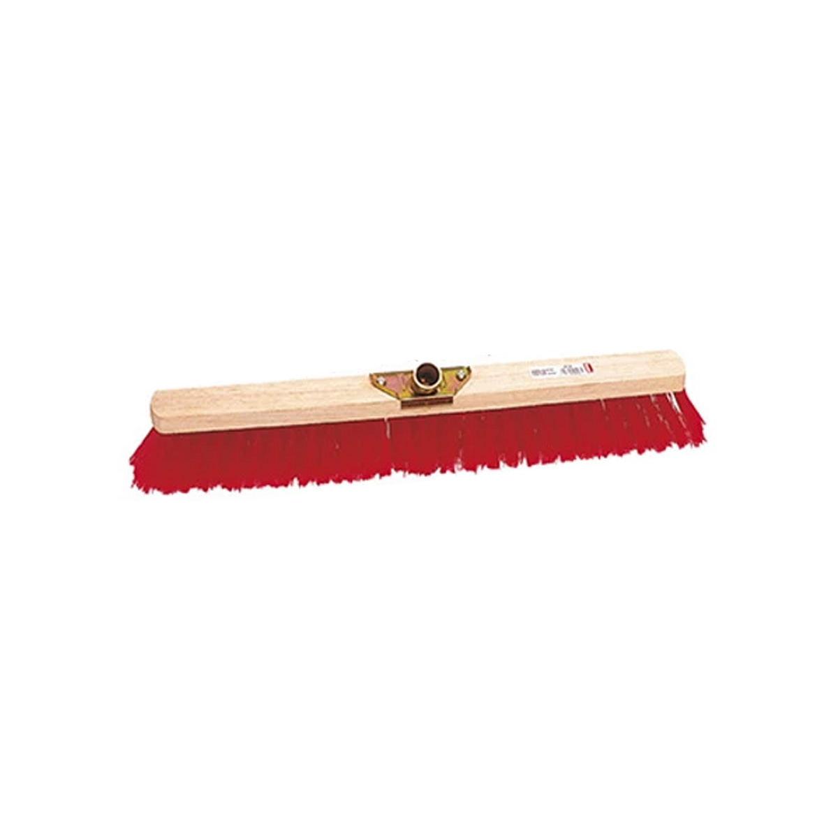 Balai extrieur PVC Brosserie Thomas - monture bois 60 cm - Rouge