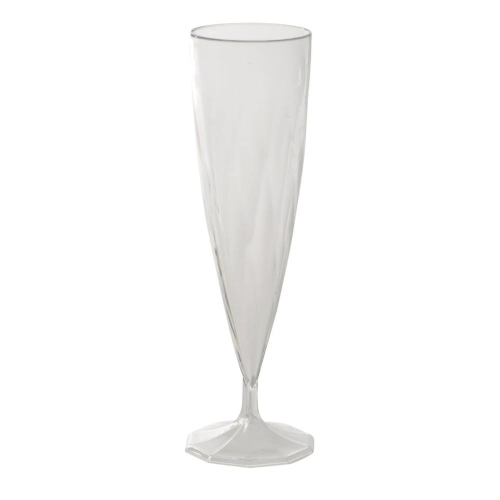 Flte  champagne en plastique 13,5 cl - Lot de 10