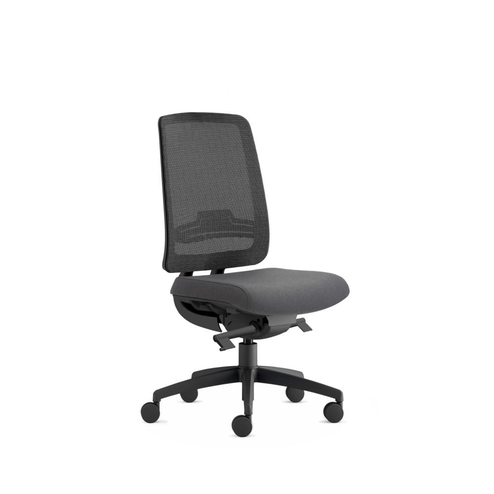 Si�ge de bureau Windsor maille filet , tissu Gris
