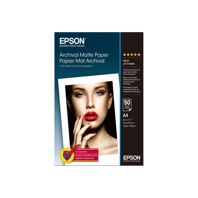 Epson archival matte paper - a4 - 50 feuilles