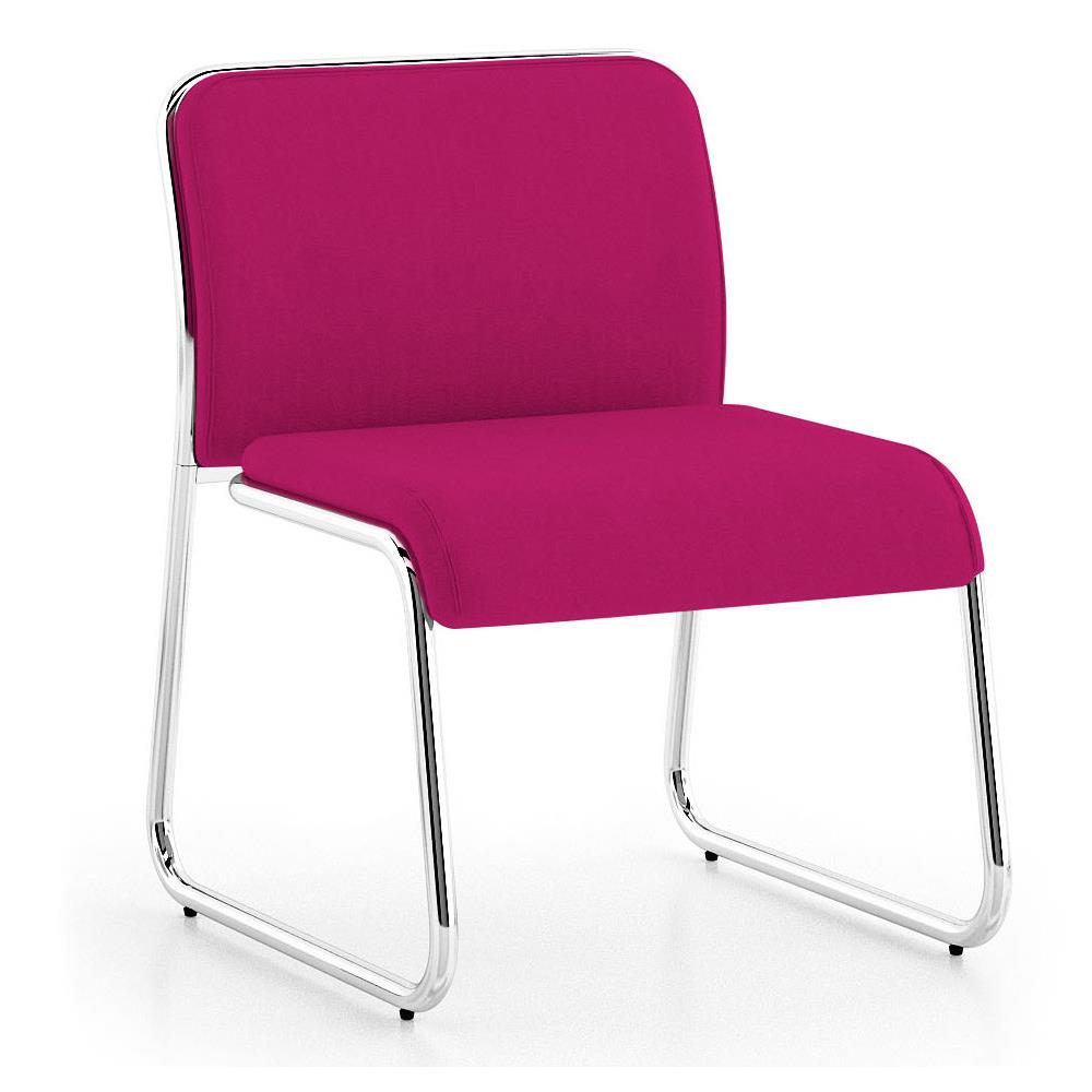 Chaise d'accueil Carosello tissu   - Pink