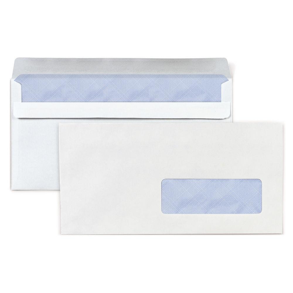 Enveloppe blanche Raja DL - 110 x 220 mm - 80g avec fentre - autocollante - bote 500 units