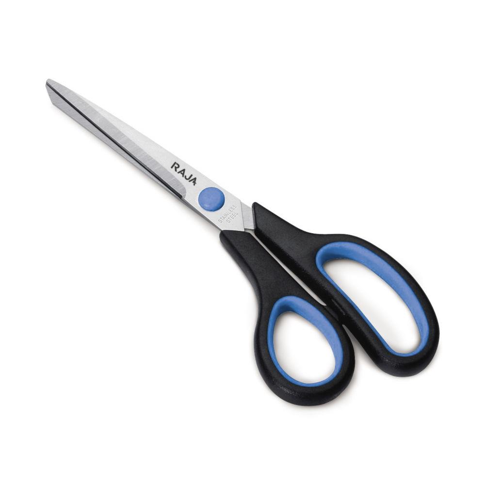 Ciseaux gauchers Raja Softgrip -  bouts pointus - longueur 20 cm