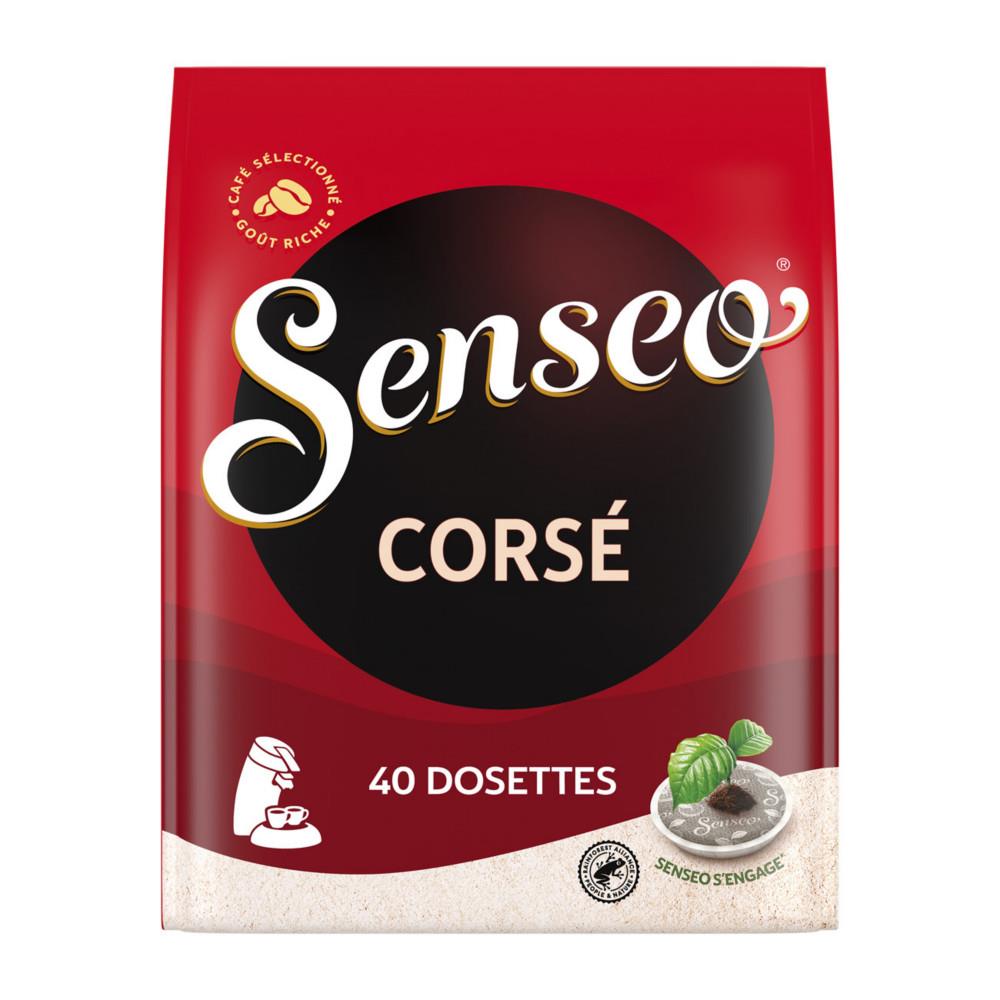 Dosettes de caf moulu Senseo Cors - 297 g - aromatique et riche - paquet de 40 dosettes