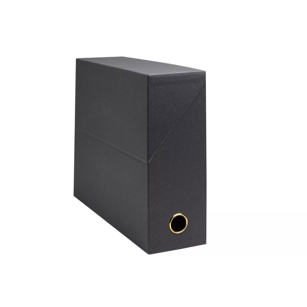 Bote de classement Exacompta OfficeByMe en carton - Dos  90mm - Noir