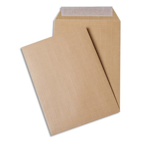 Pochettes kraft arm La Couronne 162 x 229 mm - fermeture auto-adhsif - 130 g - boite de 500