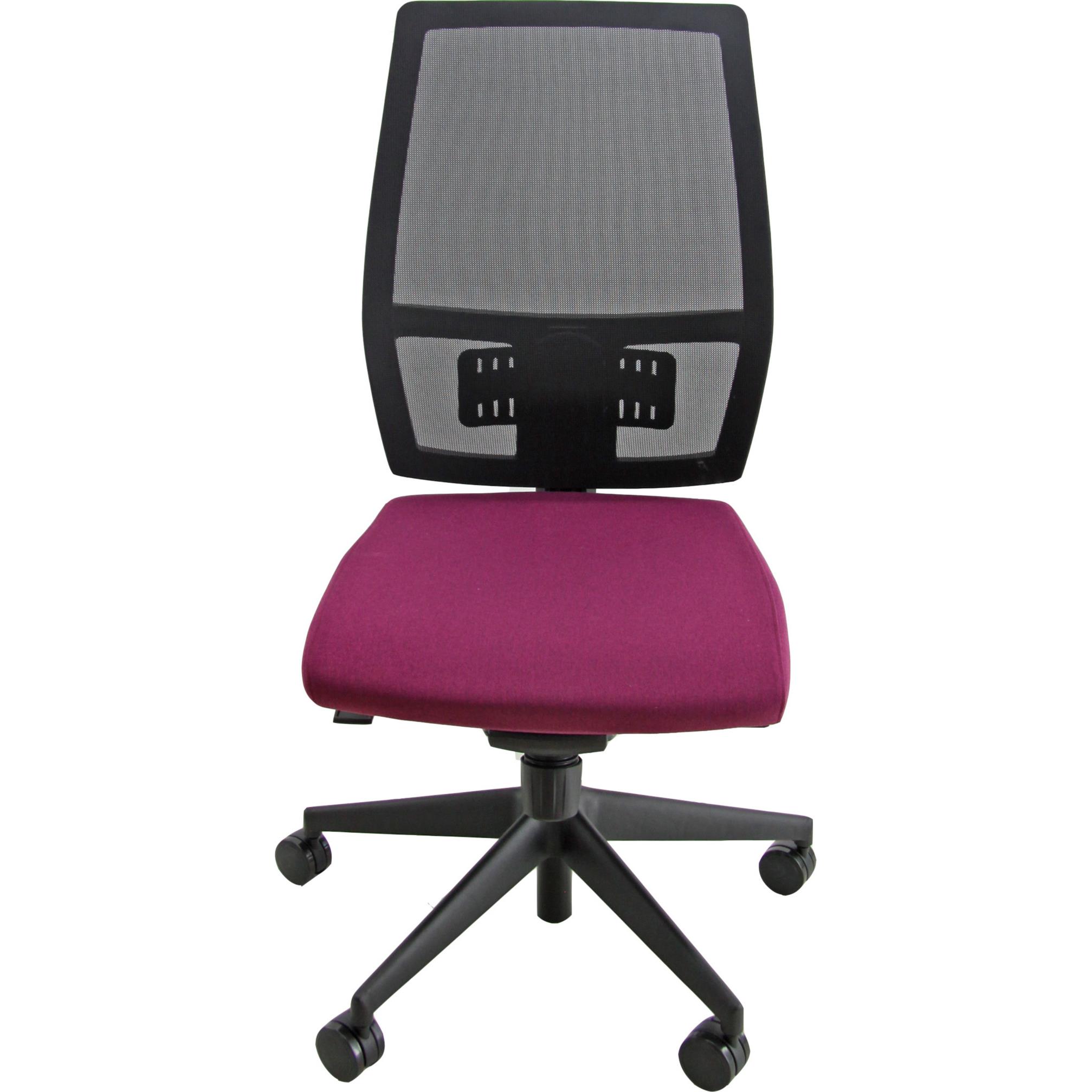 Sige de bureau Mlania- maille filet , tissu prune