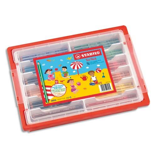 Classpack de 98 crayons de couleur Trio large Stabilo