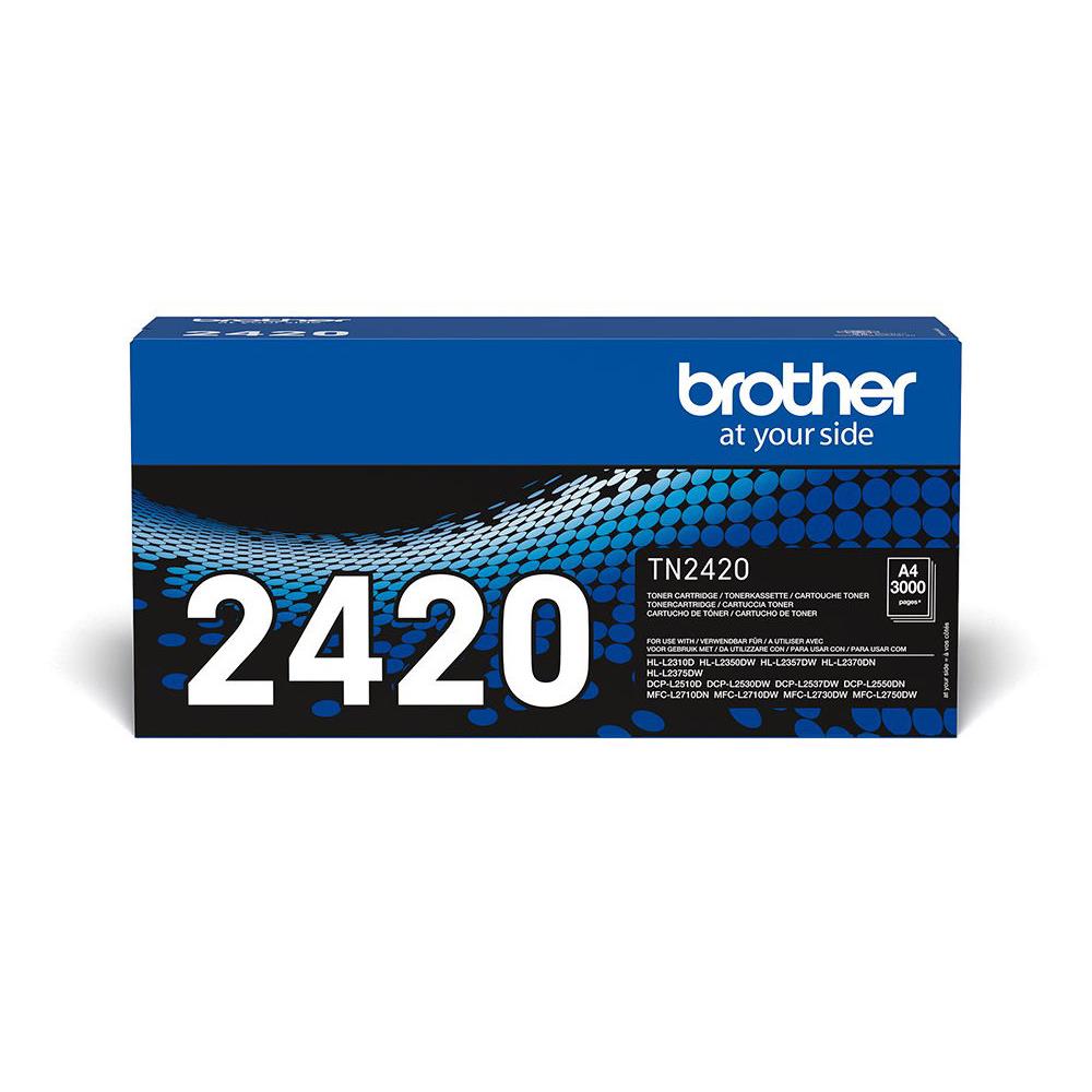 Cartouches de toner - Brother tn-2420 - cartouche de toner originale  haut rendement - noir