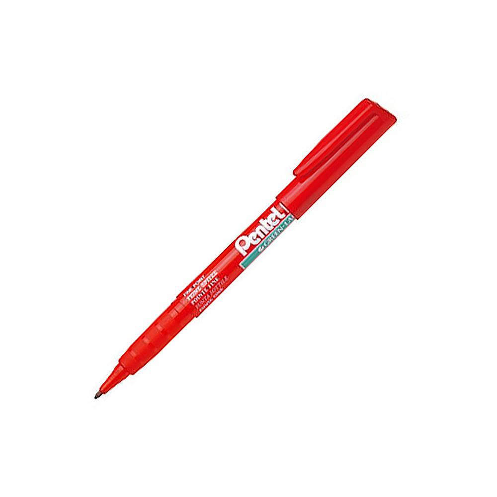 Marqueur permanent  Pentel Green Label NMS50 - pointe fine 2 mm - rouge