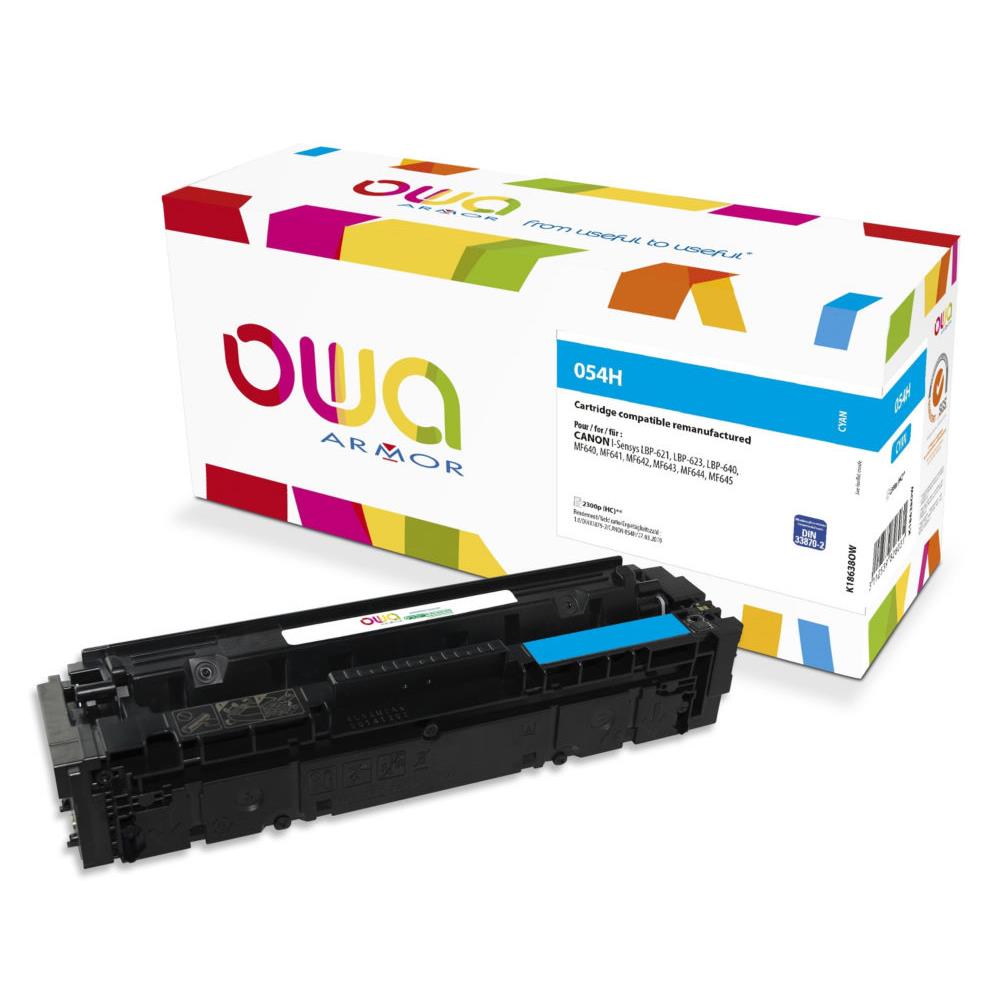 Toner remanufacture compatible Canon 3027C002 (K18638OW) - cyan