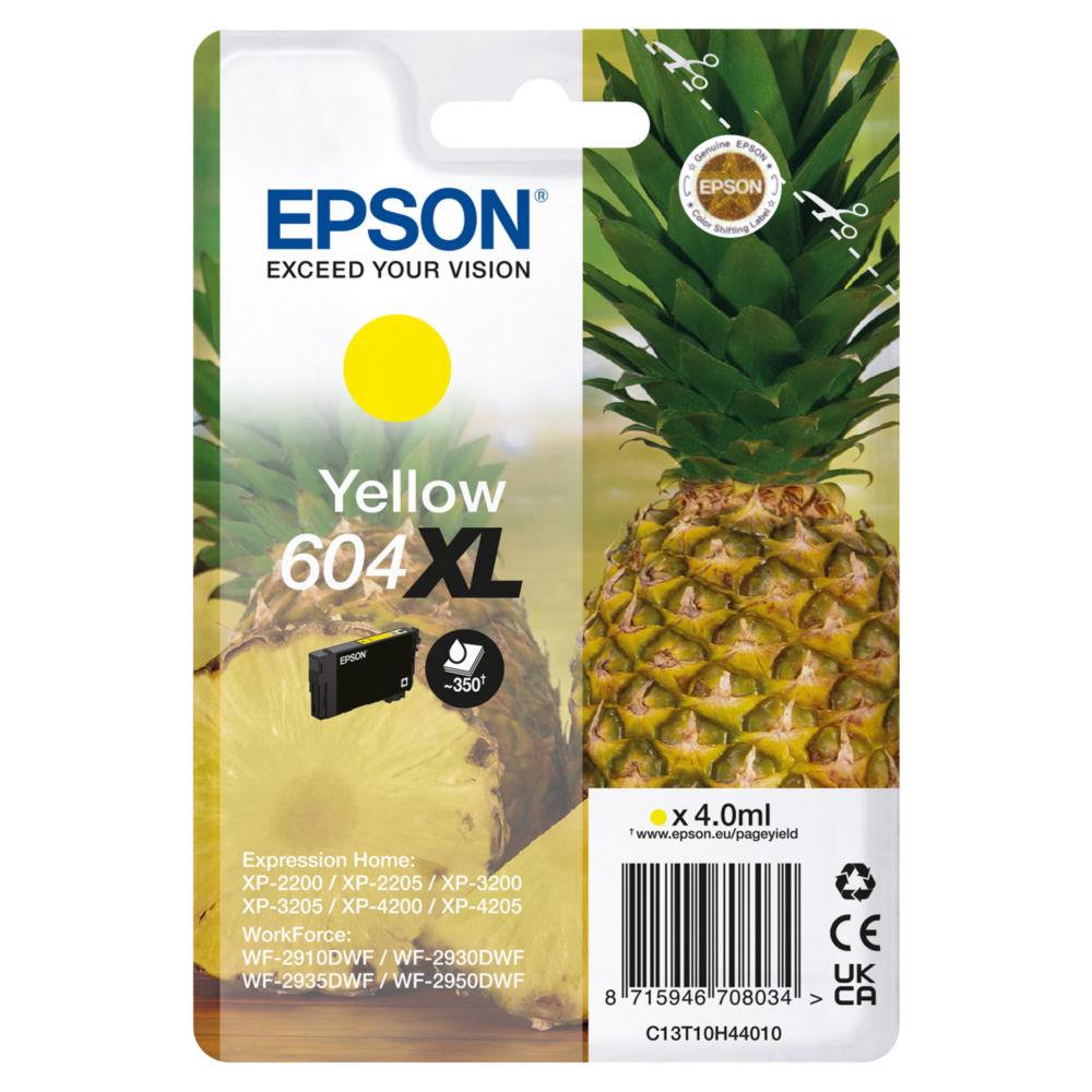 Cartouches pour imprimantes - Epson 604xl cartouche d'encre 1 pice(s) original rendement lev (xl) jaune